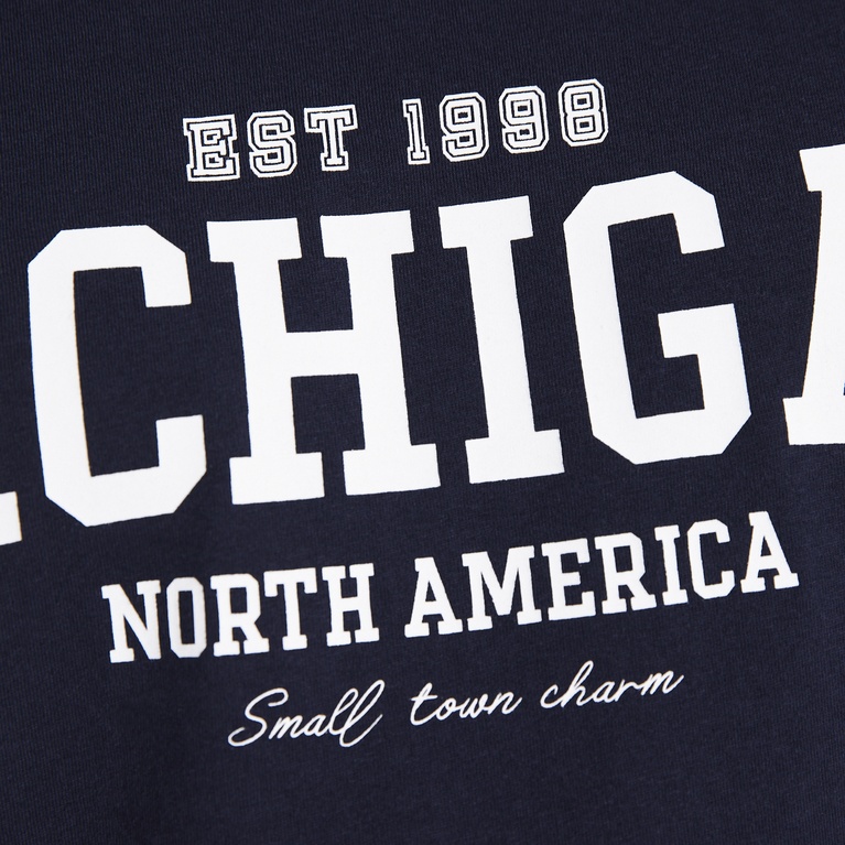 Printed tee "Bill" Navy 5